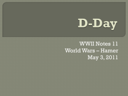 D-Day - WLWV Staff Blogs