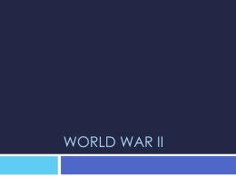 PowerPoint: World War II
