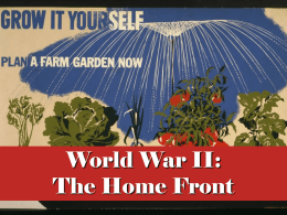 WWII Home Front ppt File