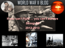 World War II Blog - AveMaria-8MS