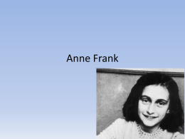 Anne Frank - ESOLMontanaStudents