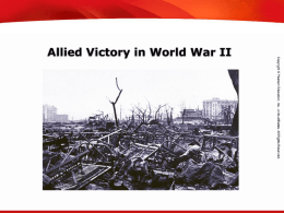 Allied Victory in World War II