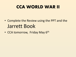 CCA World WAR II