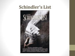 Schindler*s List - 4ESO2011-12