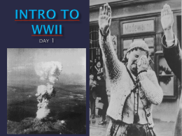 WWII Part I