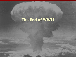 The Atom Bomb - Mrs. Williams ~ Social Studies 8