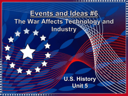 Technology that Changed the War - Mrs. DeVault`s Blended Learning