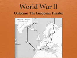 world war ii european theater notes 2013x