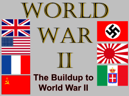 Buildup to War