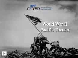 World War II In the Pacific Power Point