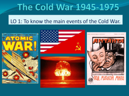 The Cold War 1945-1975