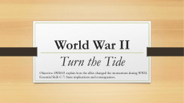 World War II Turn the Tide