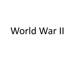 World War Dos (Two)