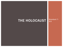 7-4.6 Holocaust Notes