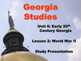 PowerPoint Notes – Unit 6 Lesson 2 – World War II