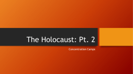 The Holocaust: Pt. 2