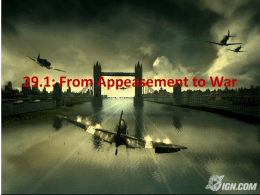 29.1: From Appeasement to War