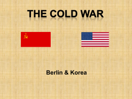 Cold War Timeline