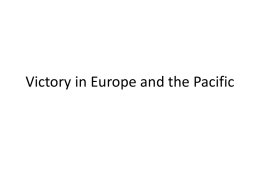 Victory in Europe and the Pacificx