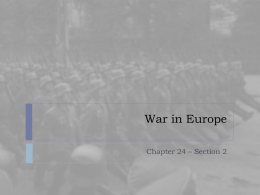 War in Europe - WordPress.com