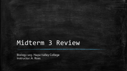 Midterm 3 Review ARossx