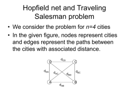 Hopfield net and Traveling Salesman problem
