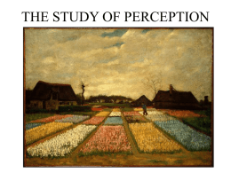01 The Study of Perception