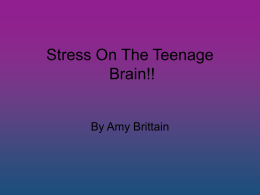 The Teenage Brain - Como Secondary College