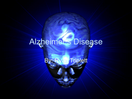 Alzheimer’s Disease - Bellarmine University
