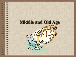 Middle and Old Age - Rockhurst University