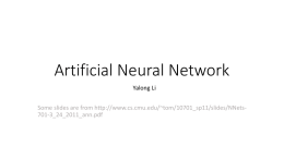 Neural Network - Sun Yat