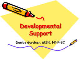 Developmental Support - Mother Baby University