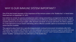 Why is Our Immune System Important?
