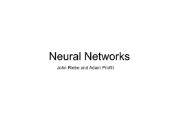 Neural Networks - Flathead Valley Community College