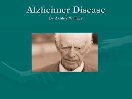 Alzheimer Disease - Bellarmine University