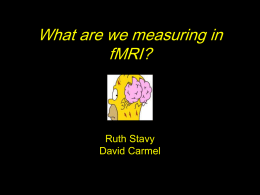 What exactly does fMRI tell us?
