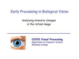CS332 Visual Processing - Computer Science