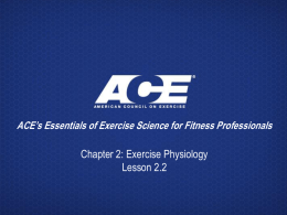 ExercisePhysiology Lesson2-2