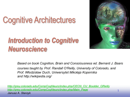 Introduction to Cognitive Neuroscience