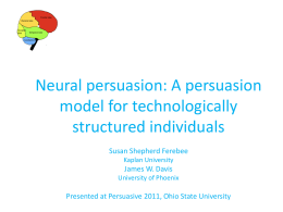 Neural persuasion - University of Phoenix Research