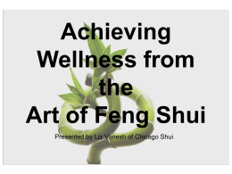 Achieving Wellness from the Art of Feng Shui