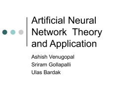 Artificial Neural Network Theory and Application