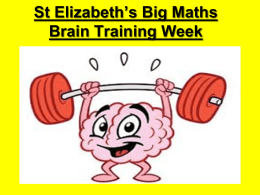St Elizabeths Brain Training Week Assembly KS2
