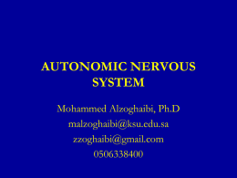 6,7-AUTONOMIC NERVOUS SYSTEM