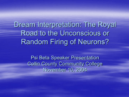 Dream Interpretation: The Royal Road to the Unconscious or