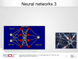 Neural networks 3