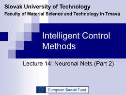 Materialy/06/Lecture13- ICM Neuronal Nets 2