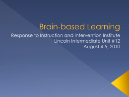 Brain-based Learning