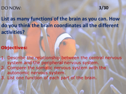 Communication and Control-The Nervous System chp 25-1