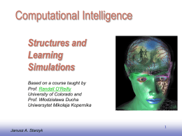 Structures and Learning Simulations
